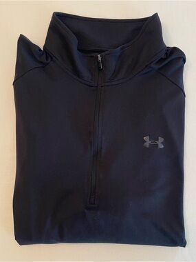 Under Armour Men’s Lightweight Black Quarter Zip Pullover